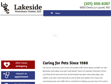 Tablet Screenshot of lakesidevc.com